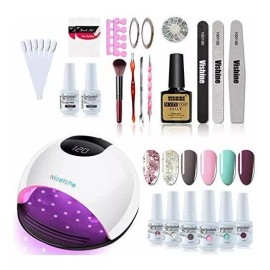 Vishine Kit Para Uñas En Gel Con 6 Esmaltes Y Herramientas