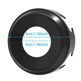 PALONE Plastic Black Dust Cover Round Design Connecting The Legs of The Chair Premium Quality Chair Dust Covers to Improve The Beauty of The Whole Table Reduce Dust Pollution