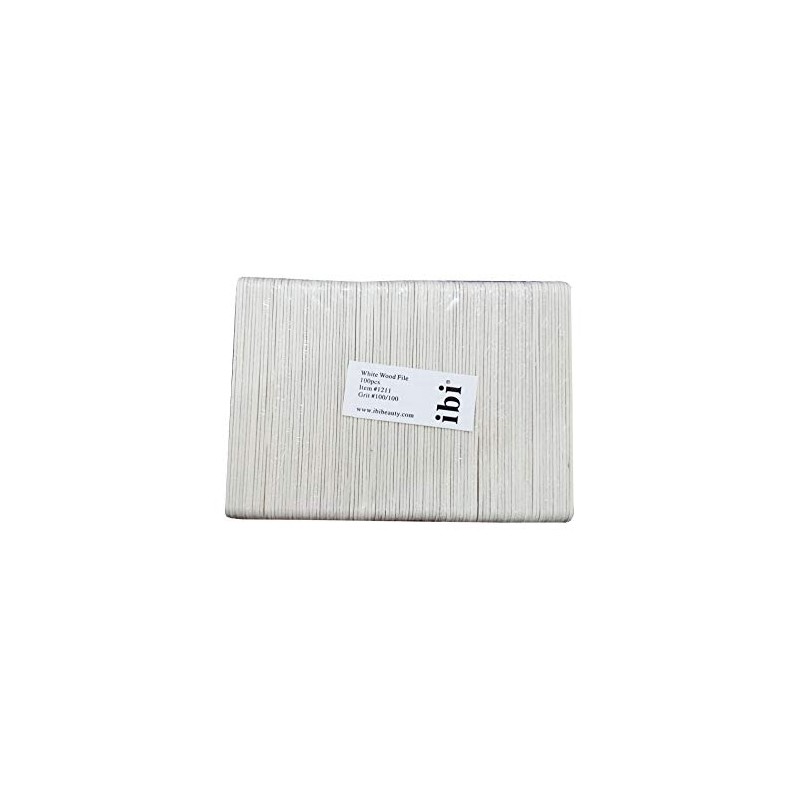 IBI Small White File | Grit 120/120 | Professional Nail