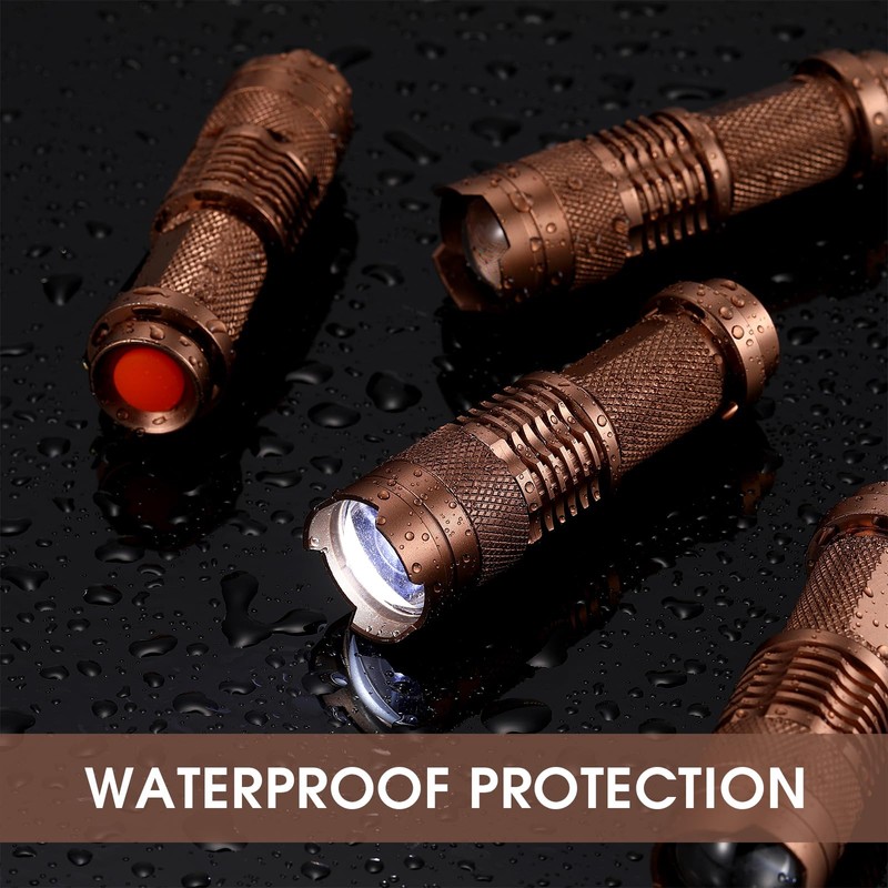 Fumete 20 Pcs LED Flashlight Torch Mini 3 Mode Tactical