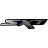 24Designs Compatible Sxt Grille Trunk Emblem Black Silver Version 1