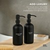 MaisoNovo Black Hand Soap Dispenser for Bathroom Set | 16.9