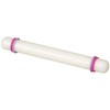 AKORD 23 cm/9'' Non-Stick Sugarcraft Fondant Rolling Pin with Guide