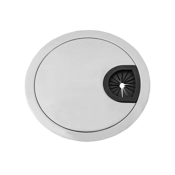 Gedotec Modern cable passage desk cable guide style round metal
