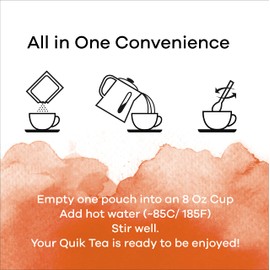 QuikCafe Turmeric Ginger Coffee – 10 Count, Bold Turmeric Ginger Flavor, Naturally Caffeine-Light, no preservatives, No Sugar Added – Just Add Hot Water