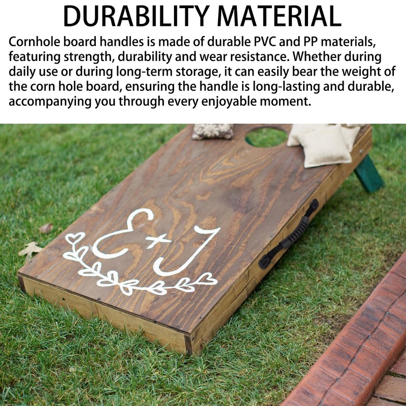 stufool 2 Pcs Cornhole Handles, Corn Hole Handles, Cornhole Board