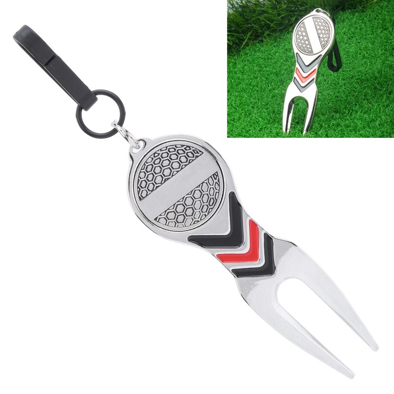 Restokki Golf Divot Repair Tool Portable Multipurpose Aluminum Alloy Divot