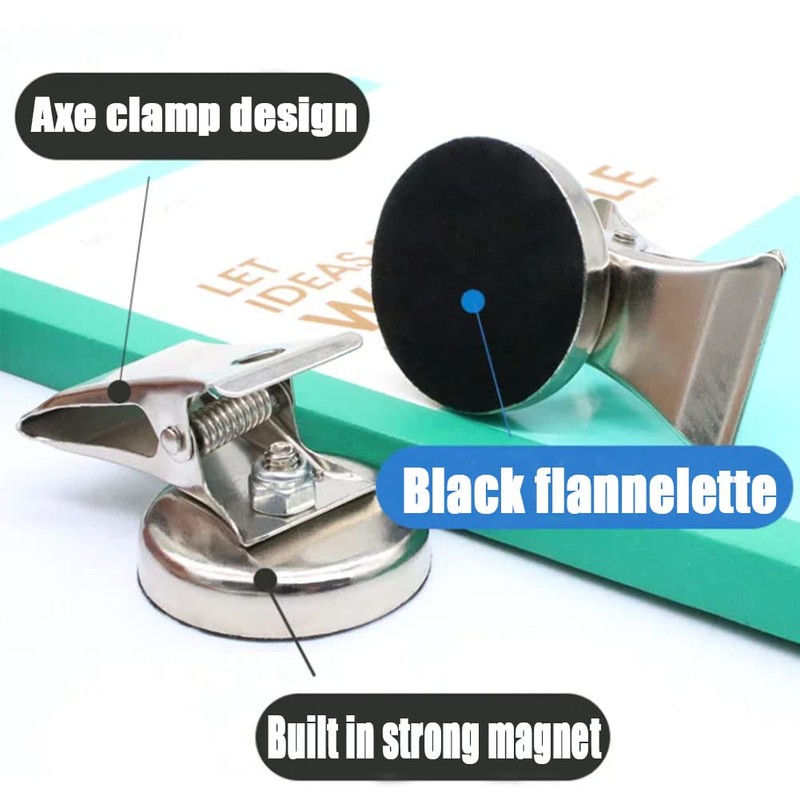 Strong Magnetic Clips - Heavy Duty Refrigerator Magnet Clips -