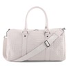 Weekender Bags for Women Leather Travel Bag (Beige)