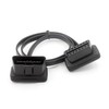 LoongGate OBD-II OBD2 Verlängerungskabel Ultra Low Profile - Flachbandkabel 8-Pin-Pass-Through