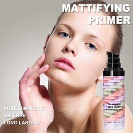 Isolation Cream, Colour Corrector Makeup Primer Base, Colour Correcting Facial Primer, Invisible Pore, Oil-Control Long Lasting Makeup Foundation Primer for All Skin Types (2 Pieces)