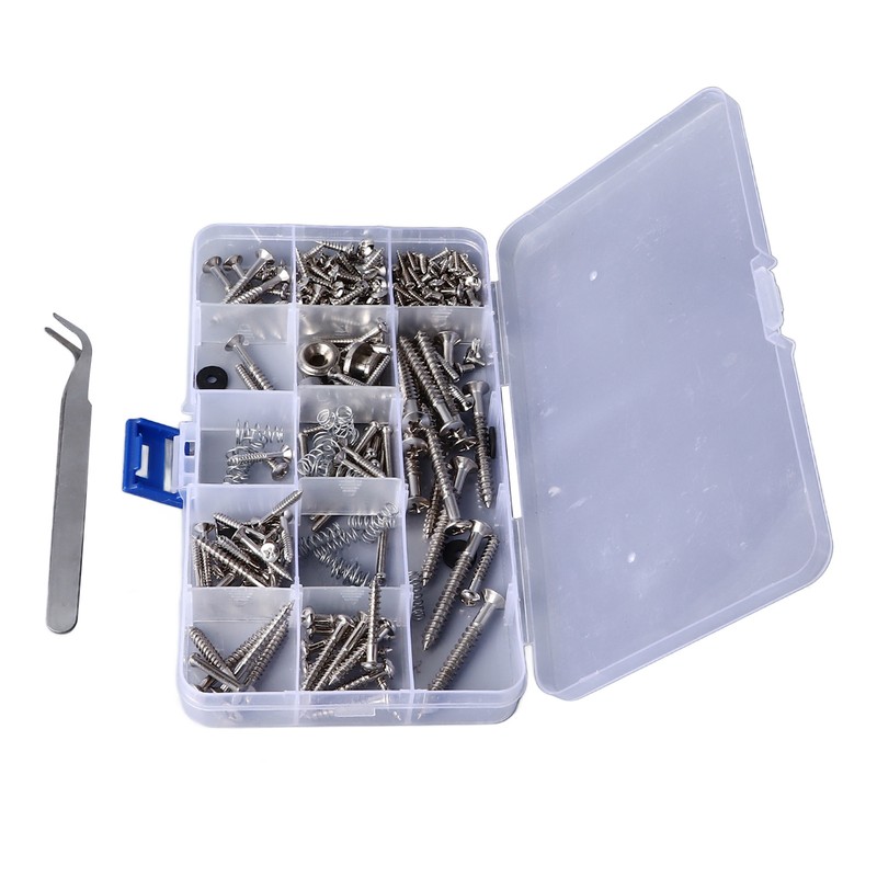 Guitar Repair Screw Kit Electric Acoustic Guitar Mounting Screws Strap