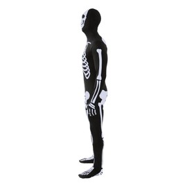 Classic Skeleton Adult Costume Skin Suit - Large