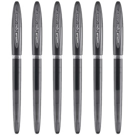 uni-ball Signo UM-170 Gelstick Gel Rollerball Pen - 0.7mm Tip - Black Ink - Pack of 6