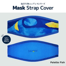 §OLDAYOFF Fish Design Mask Strap Cover for Diving Mask and Snorkeling Mask (Blue Tang)