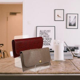 Cabilock Bourse Stand Acrylic Wallet Holder 4 Layers Wallet Stand Jewellery Glasses Display Riser Shelf Display Case Devices for Retail Business Home