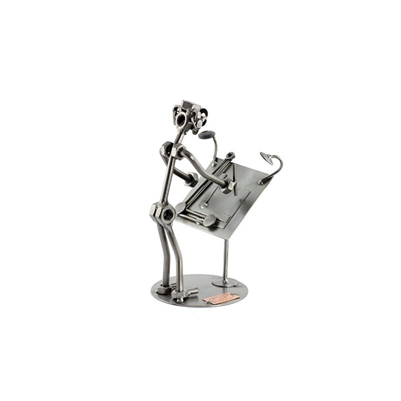 Steelman24 I Nuts and bolts sculpture Architect I Handmade ornaments