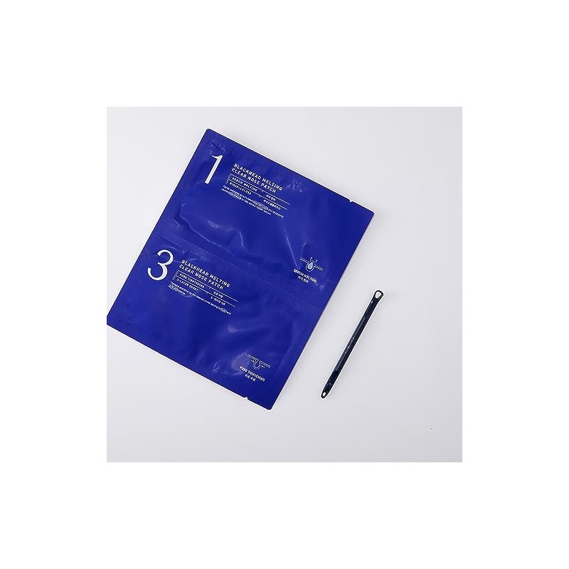 Mediheal Blackhead Melting Clear Nose Patch (4 pack), 3 Step