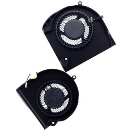 Deal4GO CPU Cooling Fan EG75070S1-C270-S9A w/GPU Fan EG75070S1-C260-S9A Set Replacement for Dell Alienware 15 R3 15 R4 P69F