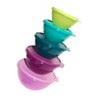Tupperware Wonderlier Nesting Mixing Bowls Set of 5 Colors