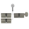 3x Door Cylinder Lock 70 mm 35/35 mm Simultaneous Locking
