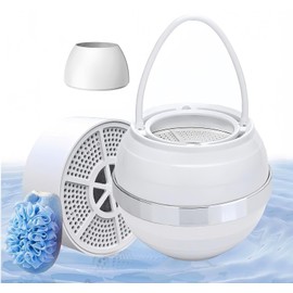 Upgrade Bath Filter For Tub-Advanced 15-Stages Filtration Bathtub Water Filter【Reduce 99% Heavy Metal & Chlorine】Hard Water Softener for Health of Sensitive Skin, Body, Hair, BPA-Free, Easy to Install