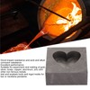 Graphite Mold Heart Shape Graphite Casting Ingot Mould for Gold
