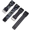 Natural Rubber Strap/Replacement Watch Band for Casio men's G-Shock Master