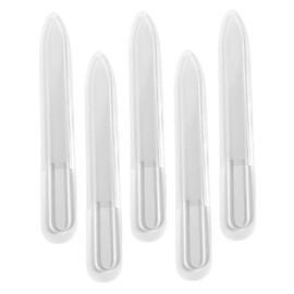 FRCOLOR 5pcs Glass Nail Files Lightweight and Nail Grinding Tools for Manicure for Beauty Salon and Home Use for Art Design