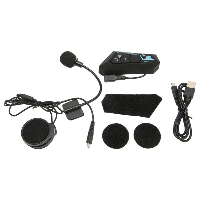 Helmet Bluetooth Headset Multifunctional Noise Reduction Windproof Bluetooth 5.0 Intercom