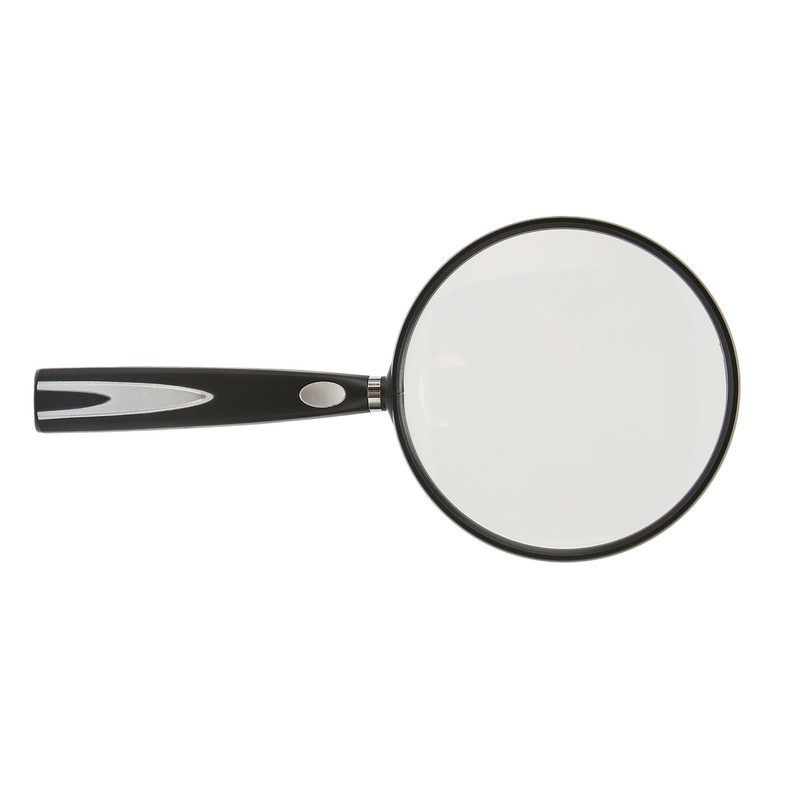 Handheld Magnifying Glass 2X 4X Handheld Reading Magnifier Skid Resistance