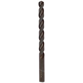 BOSCH BL2147 1-Piece 5/16 In. x 4-1/2 In. Fractional Jobber Black Oxide Drill Bit for Applications in Light-Gauge Metal, Wood, Plastic