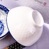 BOSILI Chinese Blue and White Ceramic Rice Bowls and Chopsticks