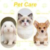 Pet Grooming Comb Set, 4 Pack Stainless Steel Flea Combs,