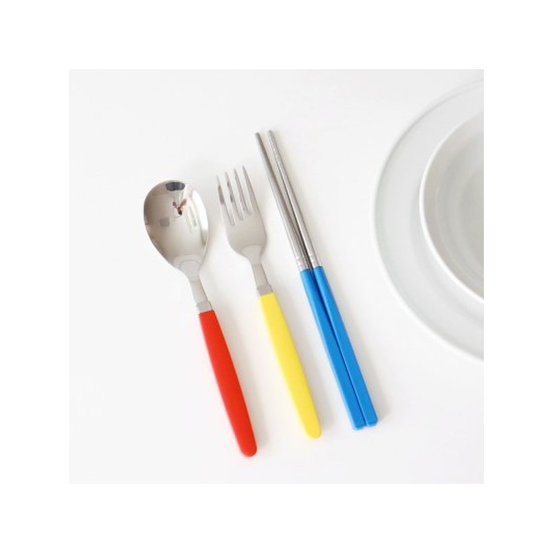 (10x10) Kamome Kitchen Crayon Children's Cutlery Set / (텐바이텐)카모메키친 크레용