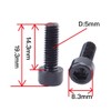 MagiDeal 4Pcs Aluminum Alloy Bike Water Bottle Cage Bolts Holder