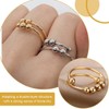 XENQITO 2 x Anxiety Ring, Anxiety Spinning Rings for Women,