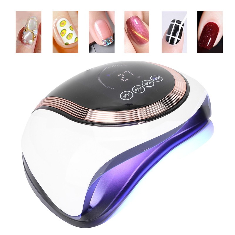 Home UV LED Nail Dryer 180W LCD Screen Gel Polish