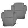 SecosAutoparts Driver & Passenger Side Bottom Replacement Leather Seat Covers