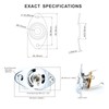 OVSAL 1/4" Guitar Output Jack Socket, Steel Input Jack（Chrome）