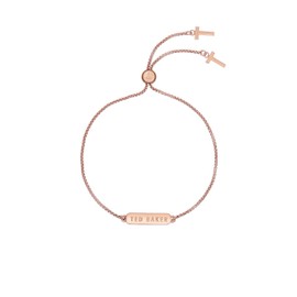 Ted Baker Saraio Sparkle Bar Drawstring Bracelet (Rose Gold Tone/Crystal) (TBJ2982-24-02)