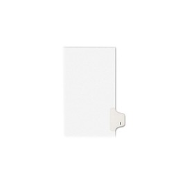 Individual Legal Exhibit Dividers - Avery Style, C