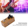 Overdrive Effect Pedal Earthy Yellow Metal Guitar Accessories with Gold