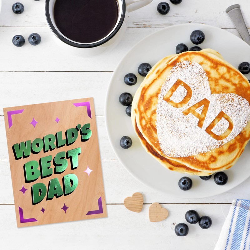 FANCY LAND Fathers Day Cards with Envelopes