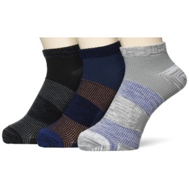 Okamoto WORK MAX Work Socks, 10 Times Tear-Resistant, 3 Pairs Set, Mesh Design, Antibacterial Deodorization, Durable, Durable, Reinforced Toe and Heel, Works with Military Feet, Safety Shoes, Men's,