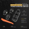 JAVOUKA Blue LED Lighted Master Power Window Switch, for Toyota