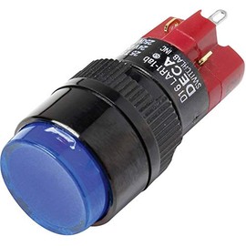 deca D16LAR1-1abKB D16LAR1-1abKB Pressure Switch 250 V/AC 5A 1 x Off/On Locking Blue IP40 Pack of 1