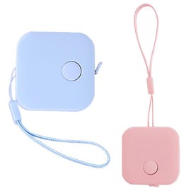 2 PCS Soft Tape Measure Retractable Push Button Measuring Tape Double-Side Square Mini Tape Measure for Body Sewing Fabric Tailor Cloth Craft Measurement