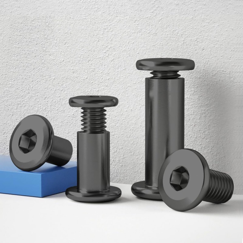 Drenky Connecting Screws M4 Black 304 Stainless Steel Screws Sleeve