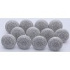 12 x Grey & White Knobs Grey & White PUSHPACRAFTS
